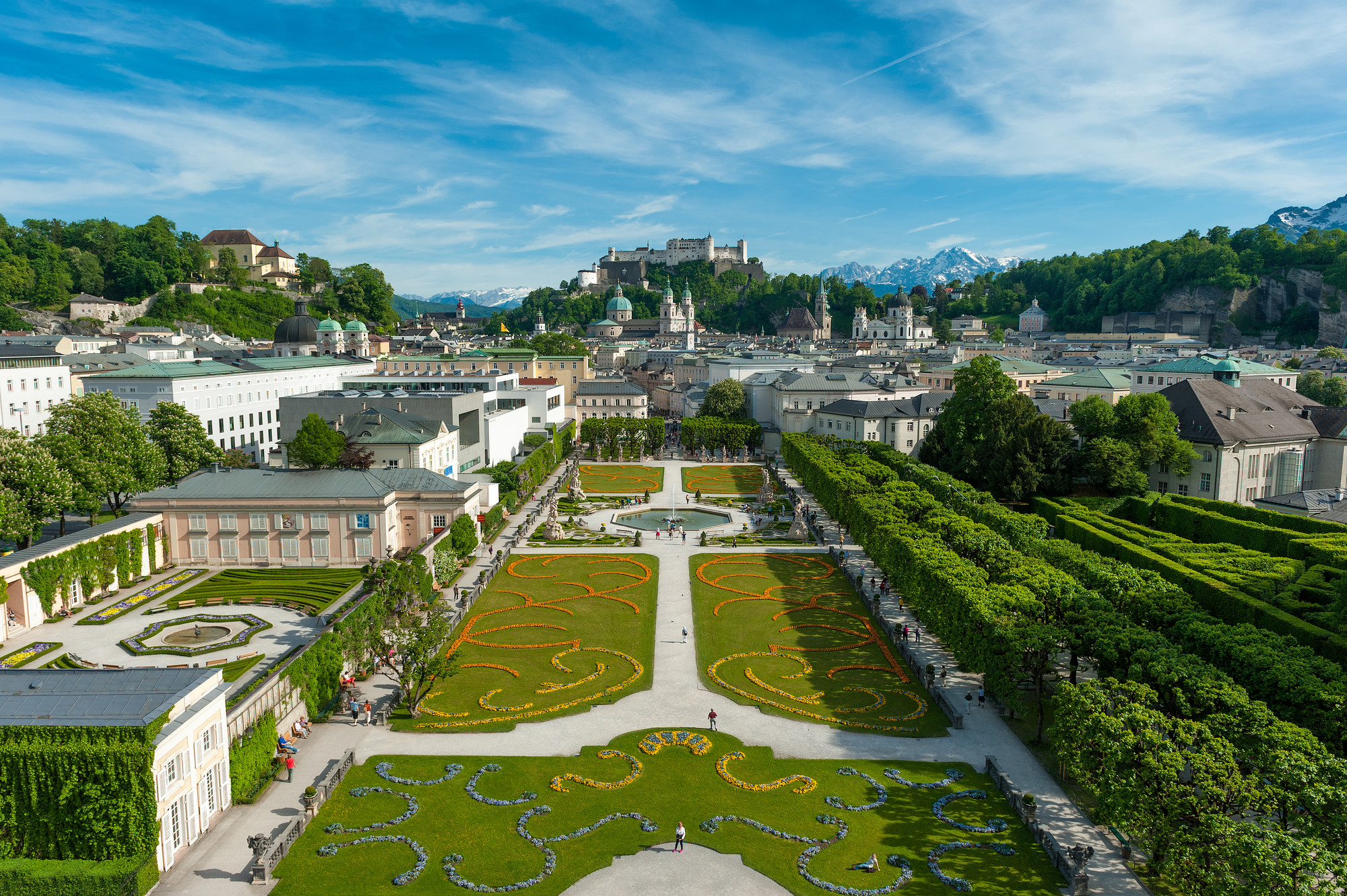 Salzburg Stadt und Festung Hohensalzburg